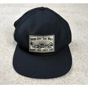 Vans Oakdale Black Snapback Cap OSFA Adjustable